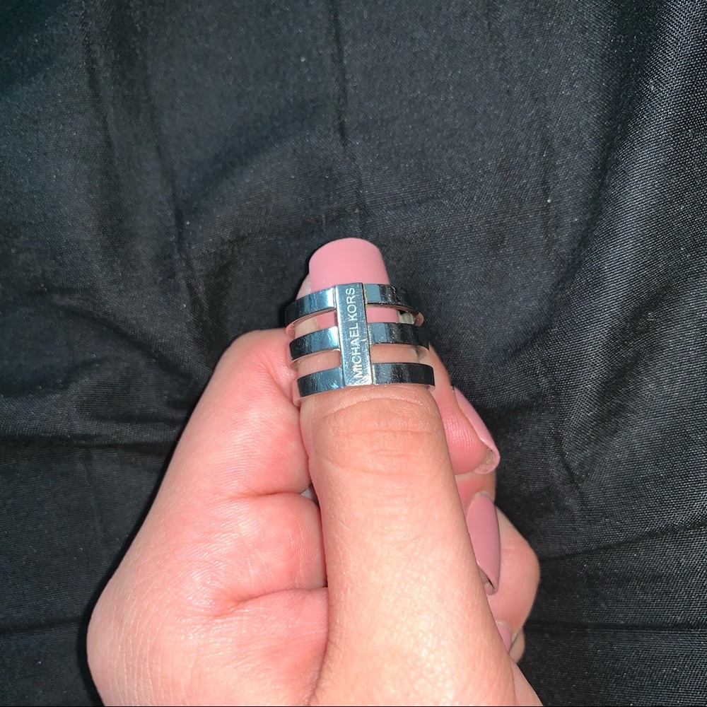 Michael kors triple band ring silver